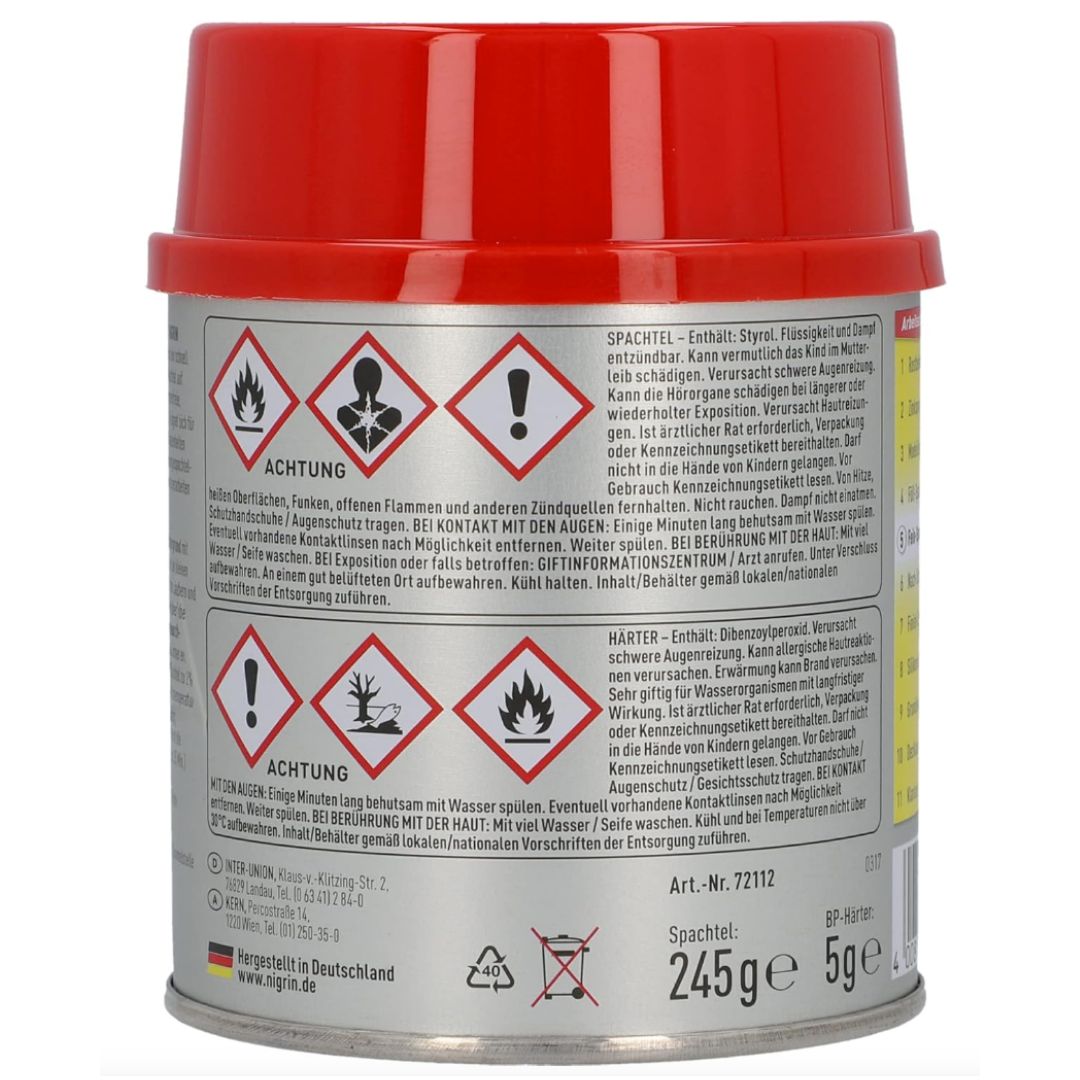 Stucco carrozzeria Nigrin 250 GR