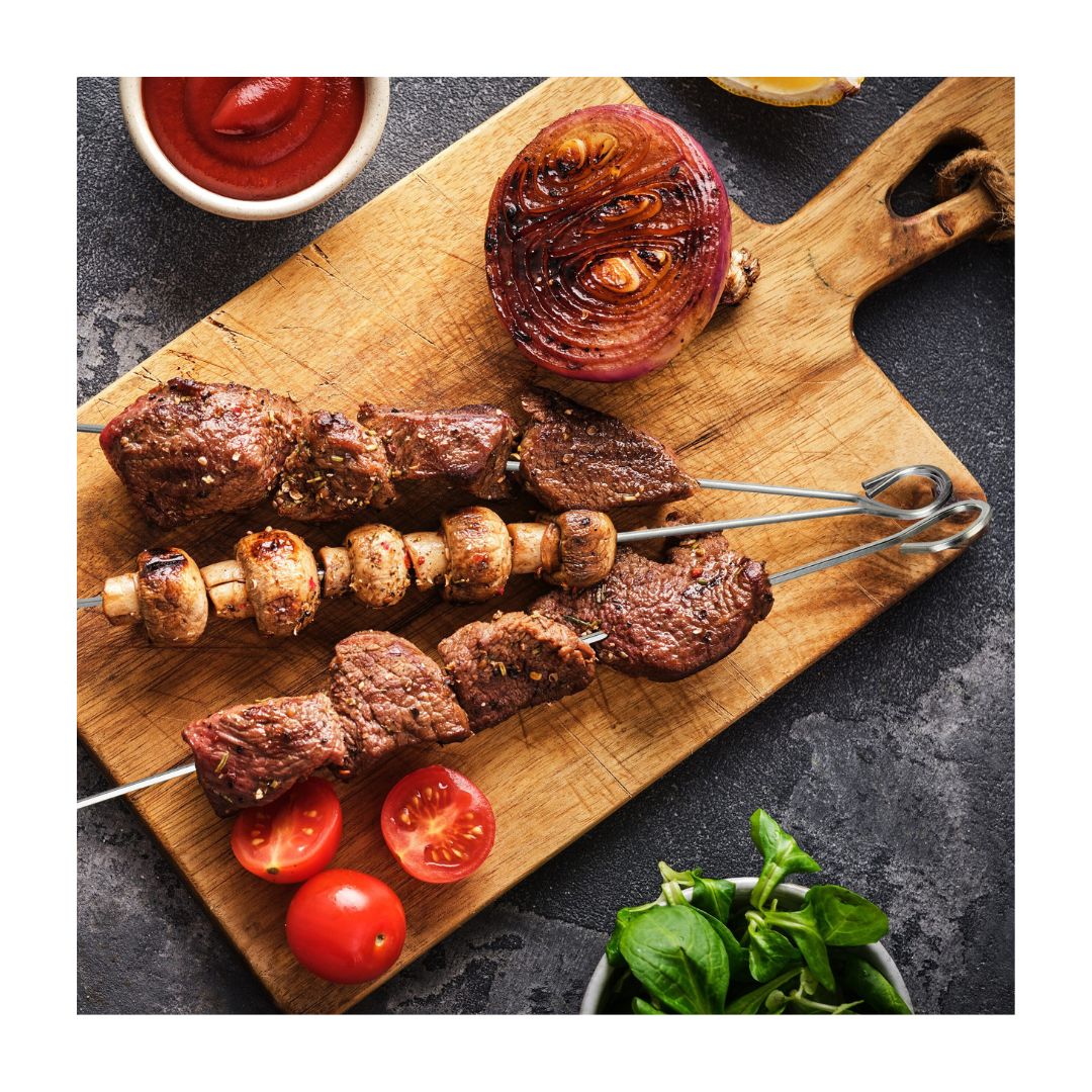 Spiedini acciaio inox per arrosto Kit 30 P.Z.