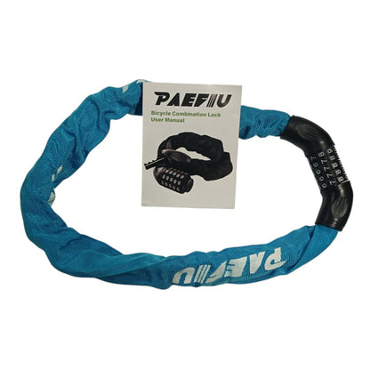 Catena con lucchetto a combinazione 80 cm