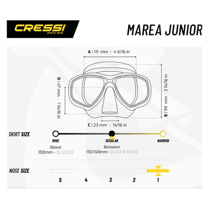 Maschera Cressi Marea Junior