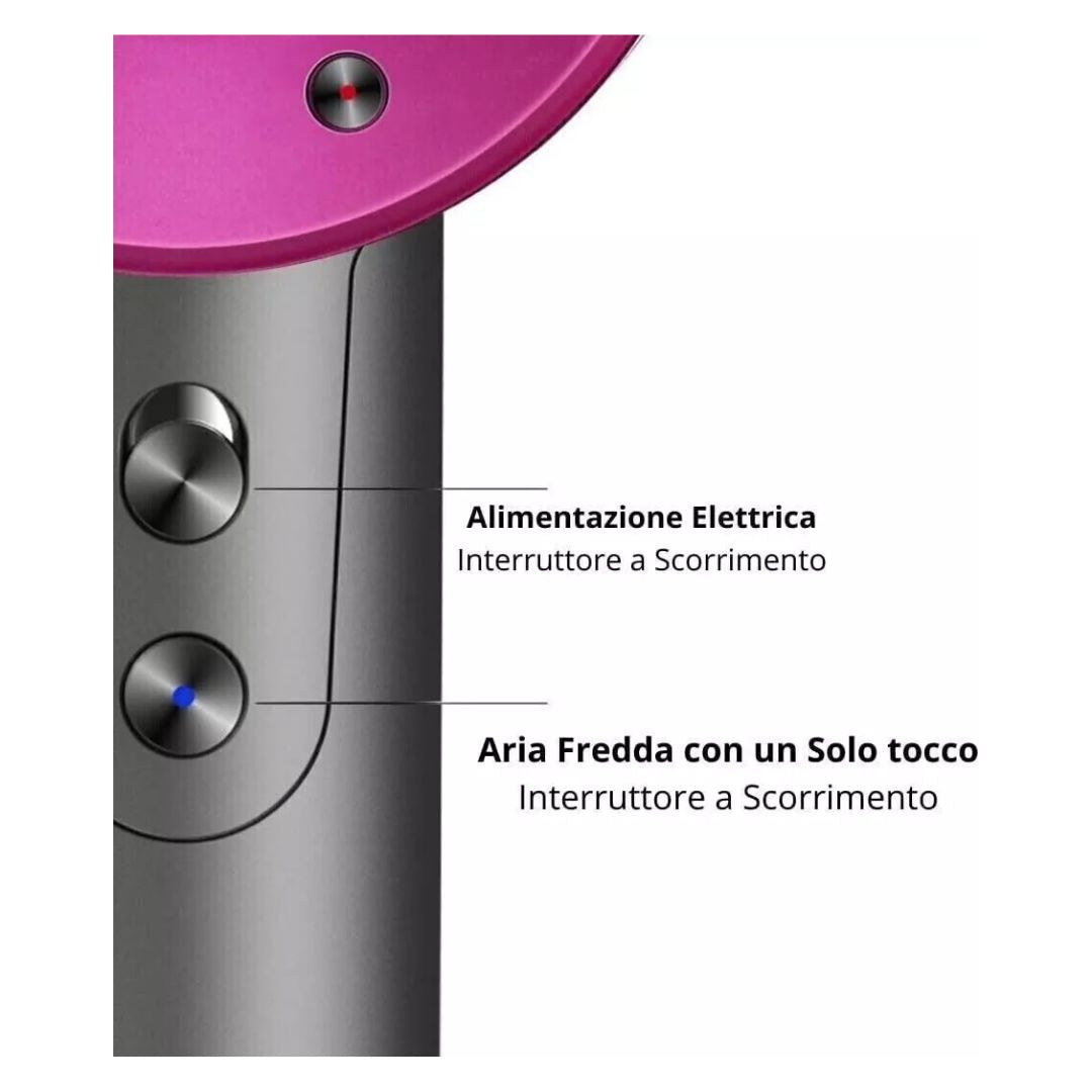 Asciugacapelli professionale tipo Dyson